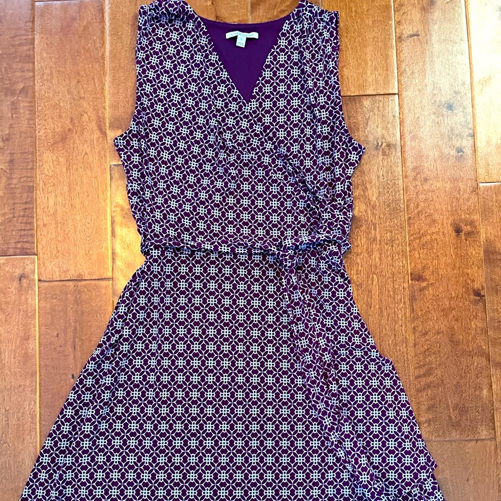 41Hawthorne Purple Faux wrap dress